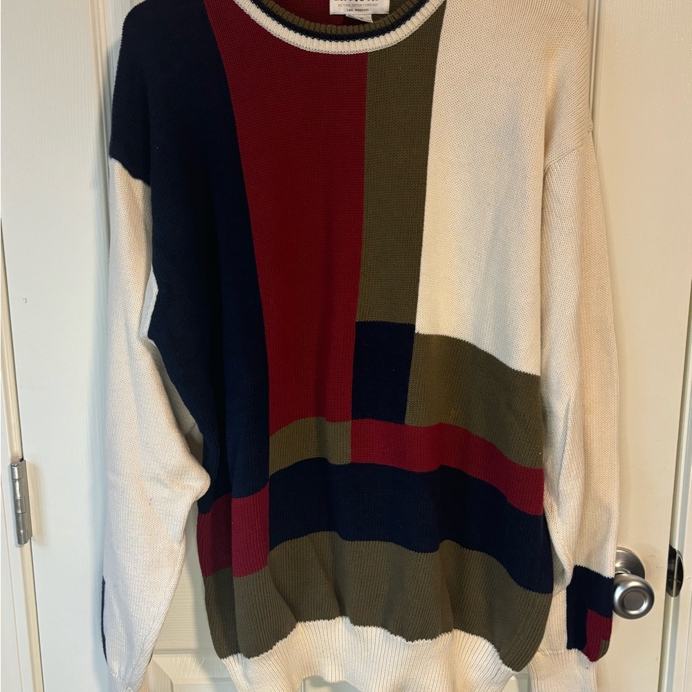 Colorblock Sweater for Men